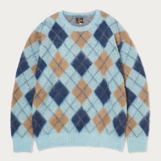 Needles - KITH × NEEDLES MOHAIR POLO SWEATER Lサイズの通販 by でぶ