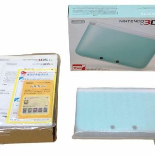 3ds 未使用　新品　NEW  アクアブルー付属品完備の未使用、極めて美品で