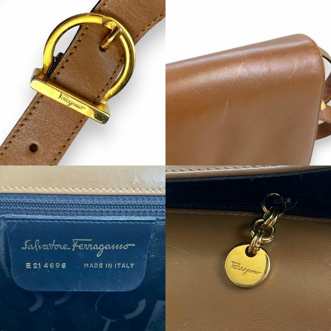 フェラガモ Salvatore Ferragamo ショルダーバッグ ガンチーニ