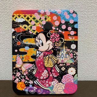 ディズニー(Disney)のディズニーランド　ミニーマウス着物柄缶(チョコレート八つ橋缶)(キャラクターグッズ)