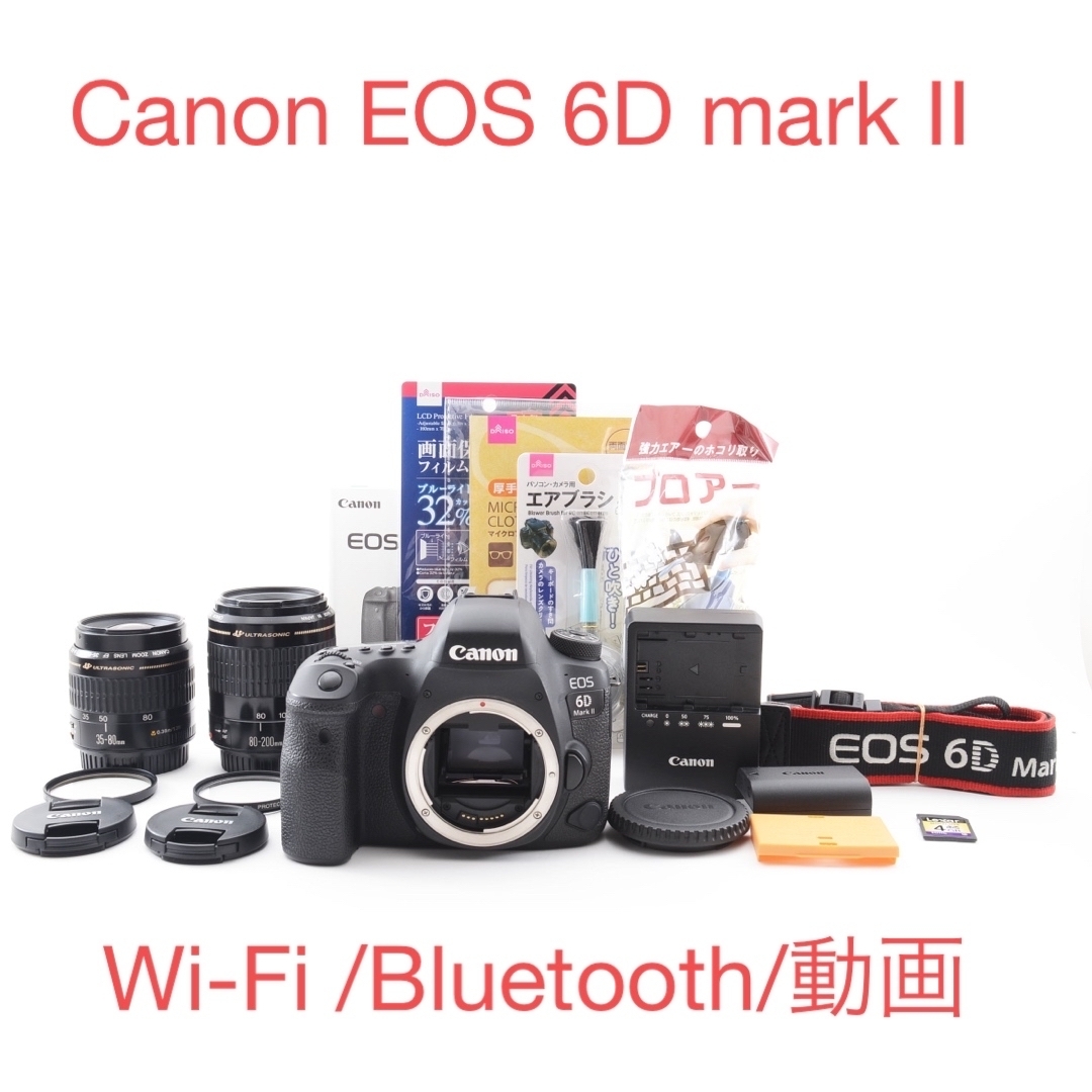 デジタル一眼Wi-Fi /Bluetooth/動画/Canon EOS 6D mark II