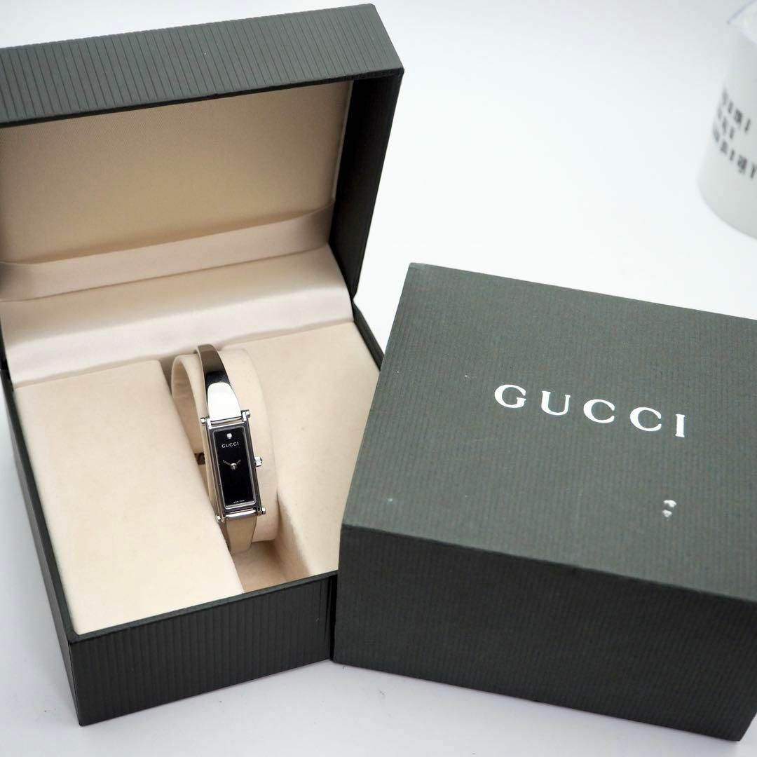 476【美品】GUCCI グッチ時計 レディース腕時計 1Pダイヤ バングル 476【美品】GUCCI グッチ時計 レディース腕時計 1Pダイヤ バングル
