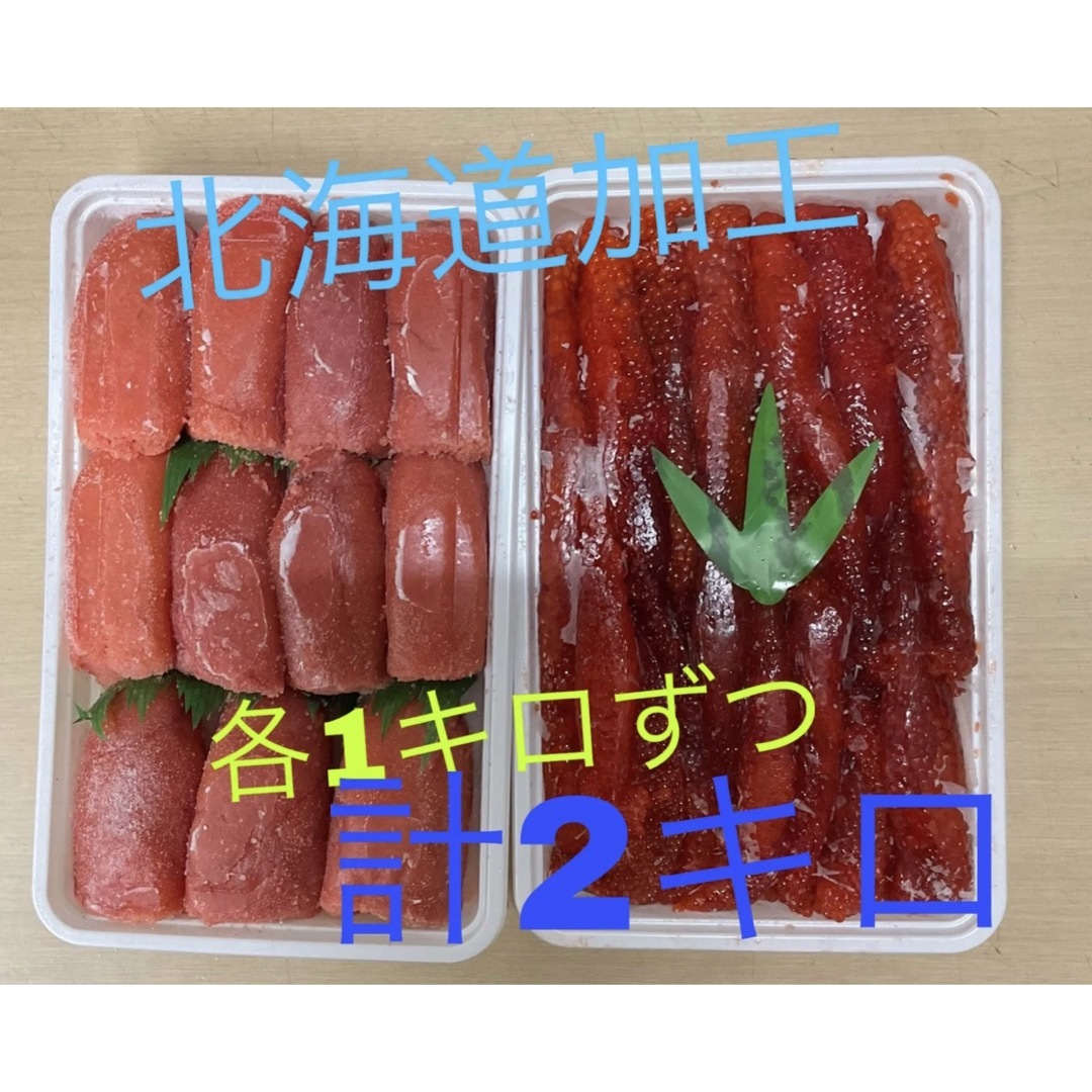 11000円 紅鮭筋子 たらこ 各1キロ 計2キロ 紅筋子 grafotec.com.mx