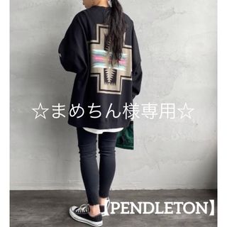 ペンドルトン(PENDLETON)の☆まめちん様専用☆別注 ネイティブ柄 バックプリントスウェットカーディガン(カーディガン)