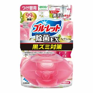 液体ブルーレットおくだけ除菌EXフレグランス トイレタンク芳香洗浄剤 ピーチEX(洗剤/柔軟剤)