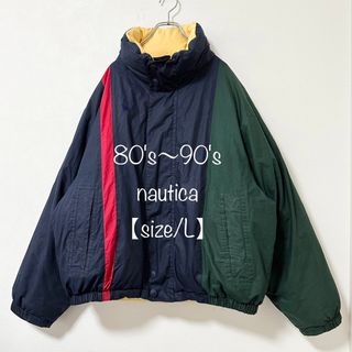 NAUTICA/ノーティカ Reversibleリバーシブル サイズL ブラック