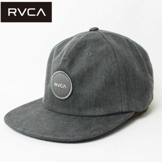 ルーカ(RVCA)の新品 RVCA ルーカ ロゴベースボールキャップ グレー フリーサイズ(キャップ)