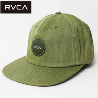 ルーカ(RVCA)の新品 RVCA ルーカ ロゴベースボールキャップ カーキ フリーサイズ(キャップ)