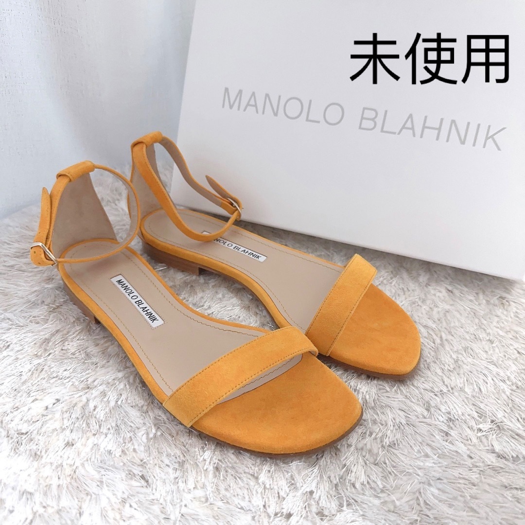 超人気新作 MANOLO BLAHNIK マノロブラニク フラットシューズ サンダル