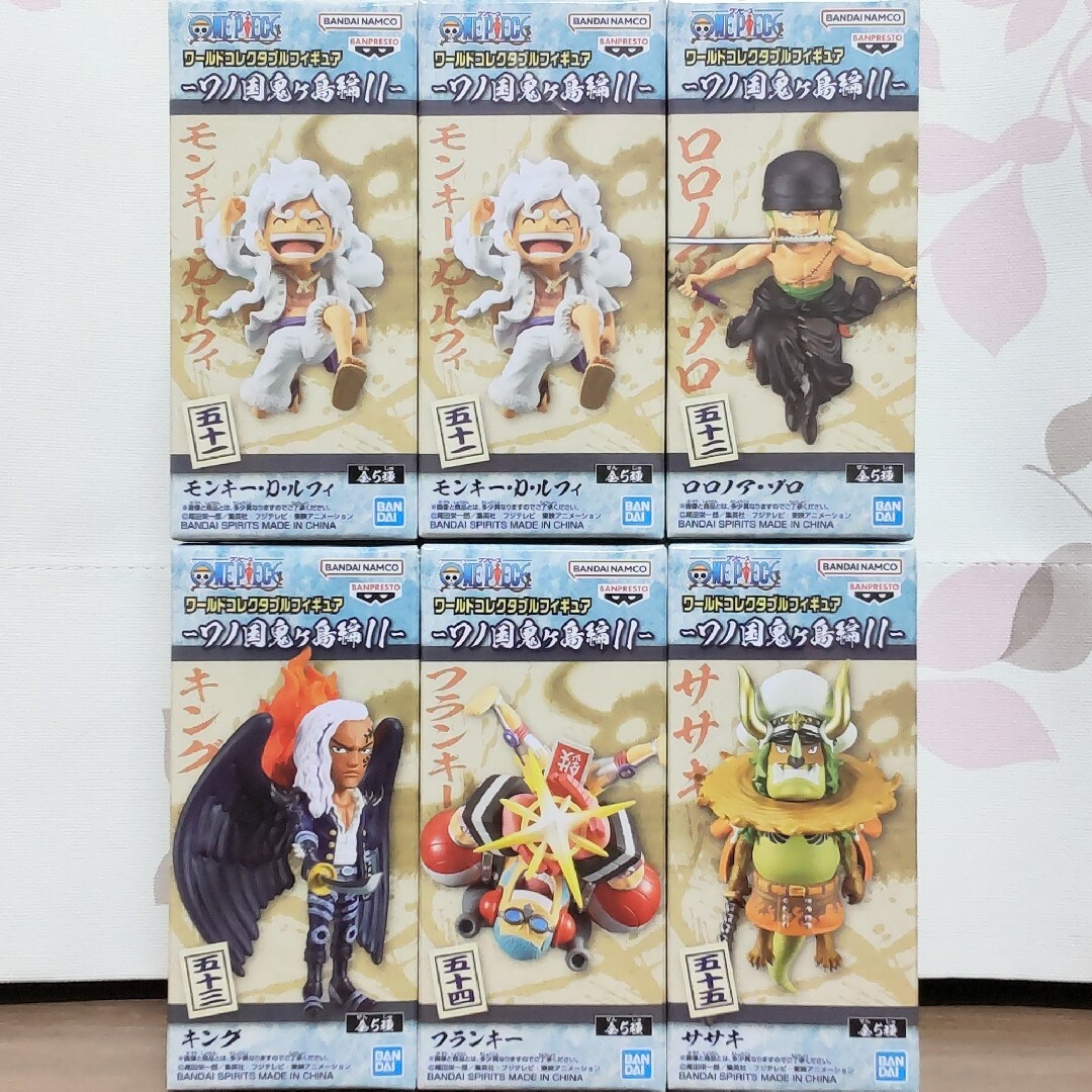 ONE PIECE - ワンピース ワーコレ ワノ国鬼ヶ島編11 全5種セット