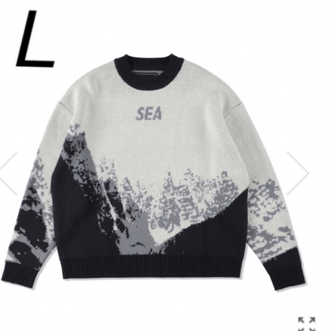 WIND AND SEA Mt Snow Sweater "White"