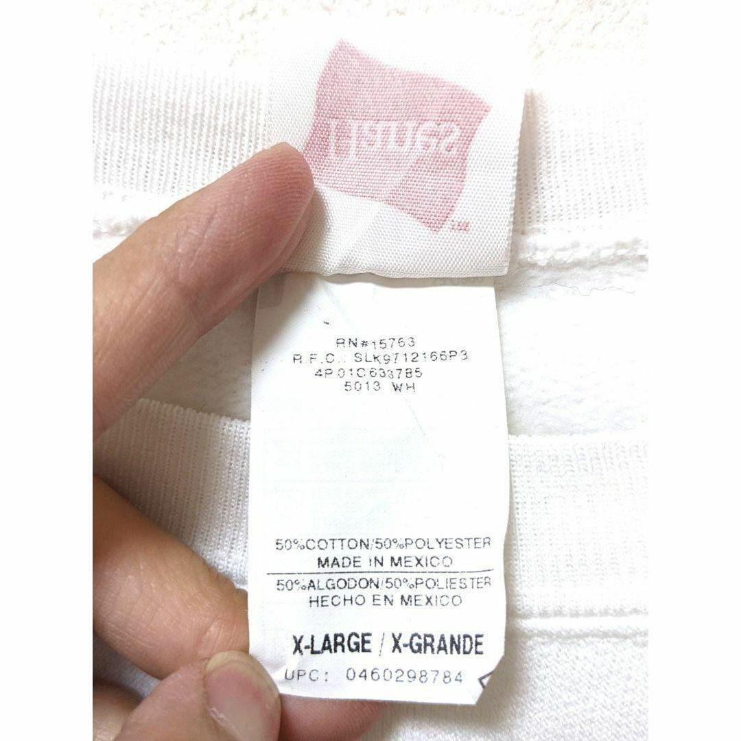 ヘインズ コープスオブディスカバリー スウェット ホワイト 白色 XL