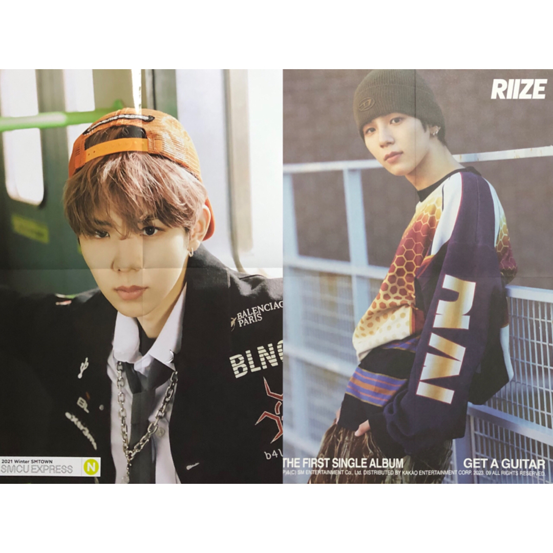 NCT RIIZE ショウタロウ SHOTARO ポスター 2枚セット トレカ エンタメ/ホビーのCD(K-POP/アジア)の商品写真