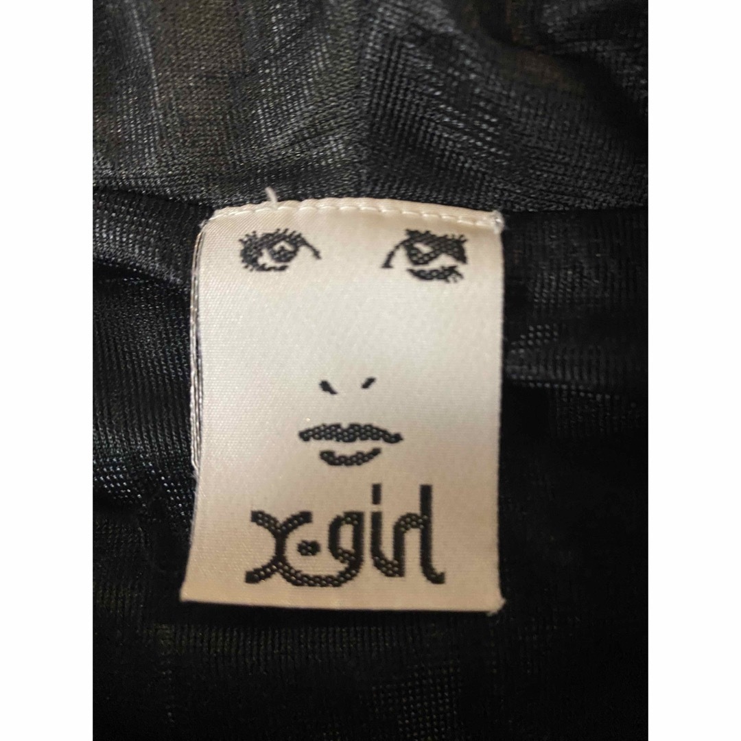 X-girl(エックスガール)のX-girl エックスガール ボアブルゾンモコモコアウター パーカー サイズ2 レディースのジャケット/アウター(ブルゾン)の商品写真