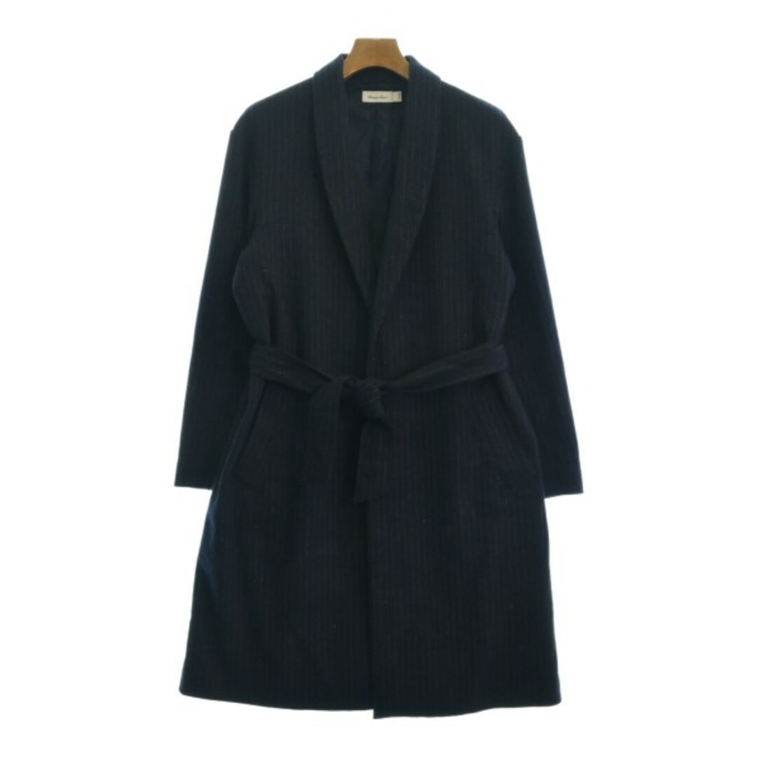 steven alan - steven alan ステンカラーコート S 紺x白(ストライプ