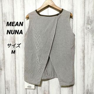 ミーンヌナ(MEAN NUNA)のMEAN NUNA　ミーンヌナ　(M)　ノースリーブ　レディース　商品タグ付き(Tシャツ(半袖/袖なし))