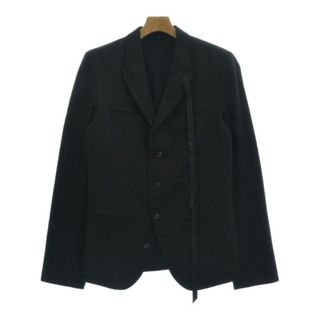 アンドゥムルメステール(Ann Demeulemeester)のANN DEMEULEMEESTER カジュアルジャケット S 黒 【古着】【中古】(テーラードジャケット)