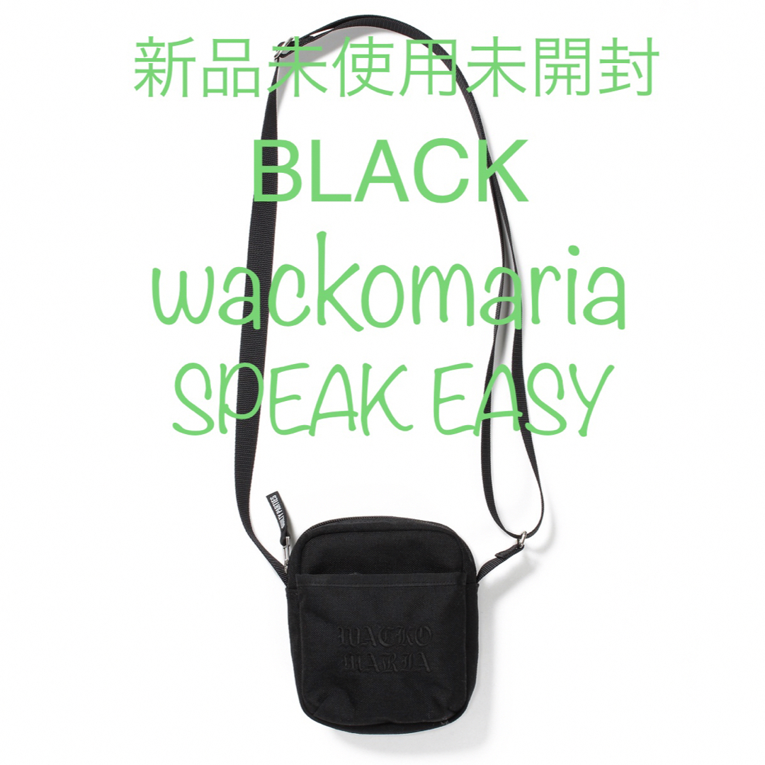 新品未使用未開封サイズWACKOMARIA SPEAK EASY SHOULDER BAGショルダーo