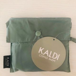 カルディ(KALDI)のカルディ エコバッグ　セージグリーン　折りタタミ　新品　カルディ　バッグ(エコバッグ)