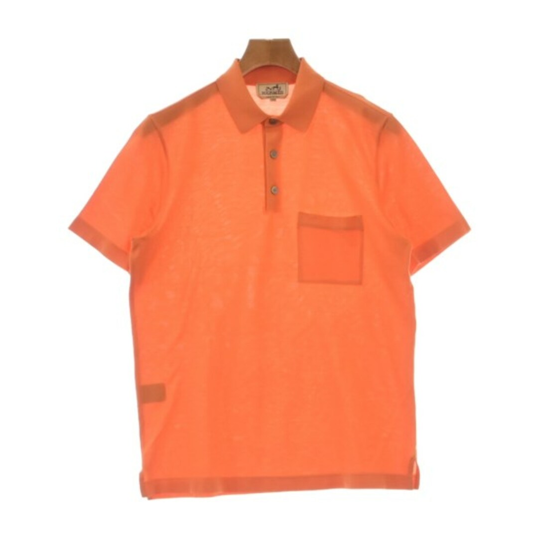 HERMES エルメス Tシャツ・カットソー S オレンジ普通裏地