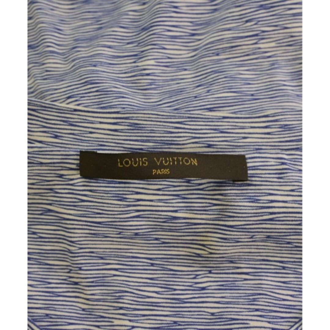 LOUIS VUITTON(ルイヴィトン)のLOUIS VUITTON Tシャツ・カットソー XL 白x青(総柄) 【古着】【中古】 メンズのトップス(Tシャツ/カットソー(半袖/袖なし))の商品写真