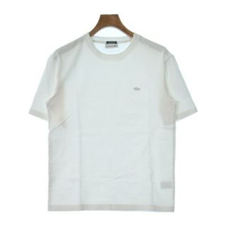 ラコステ(LACOSTE)のLACOSTE ラコステ Tシャツ・カットソー -(S位) 白 【古着】【中古】(Tシャツ/カットソー(半袖/袖なし))