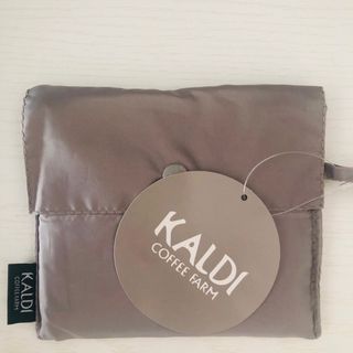 カルディ(KALDI)のカルディ エコバッグ　グレー　折りタタミ　新品　カルディ　バッグ(エコバッグ)