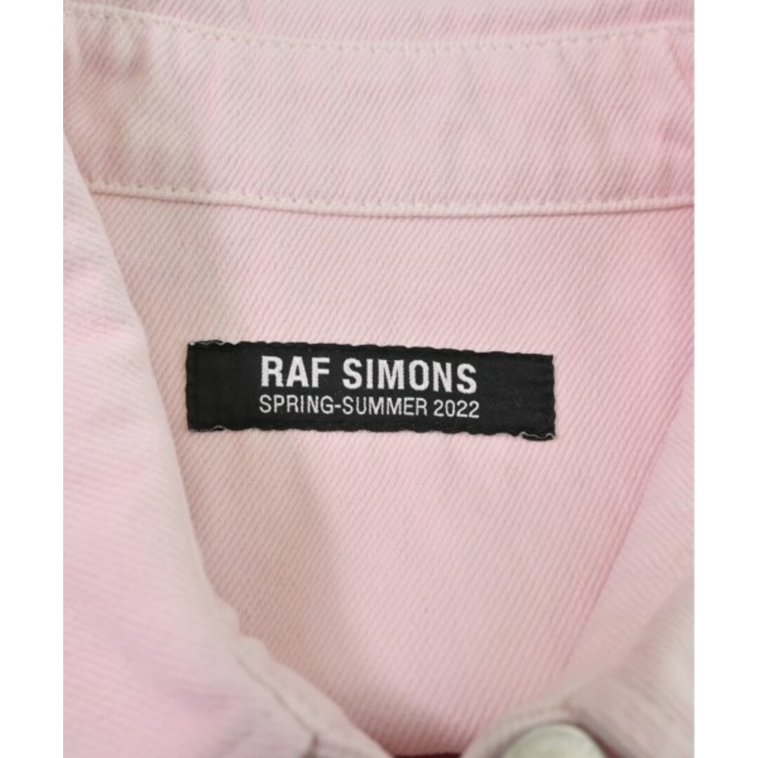 RAF SIMONS(ラフシモンズ)のRAF SIMONS ラフシモンズ カジュアルシャツ S ピンク 【古着】【中古】 メンズのトップス(シャツ)の商品写真