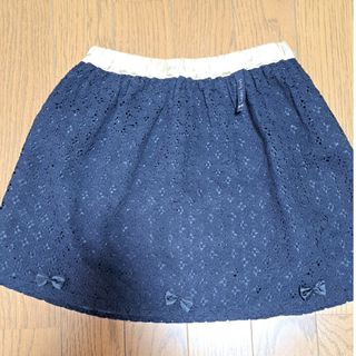 トロワラパン(trois lapins)の美品★KP【trois lapins】120cm　レース　スカート(スカート)