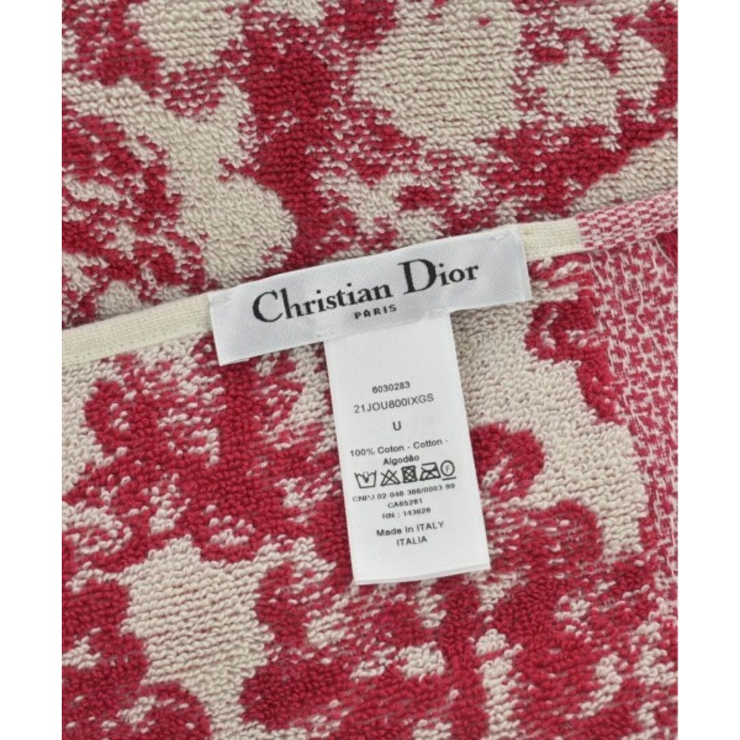 Christian Dior - Christian Dior 小物類(その他) - 赤系xアイボリー