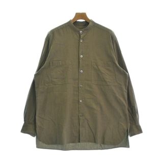 エルメネジルドゼニア(Ermenegildo Zegna)のErmenegildo Zegna ゼニア カジュアルシャツ L ベージュ 【古着】【中古】(シャツ)