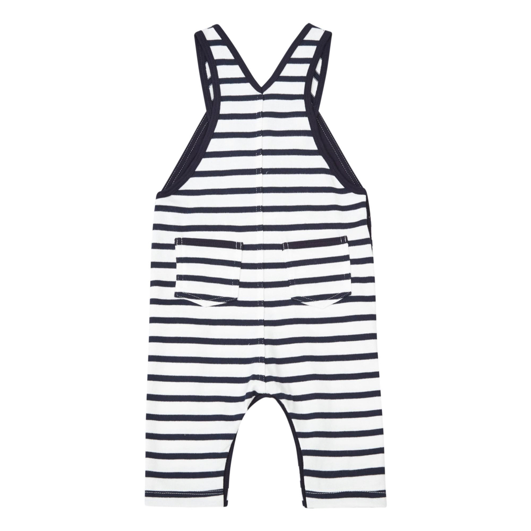 PETIT BATEAU(プチバトー)のプチバトー　マリニエールサロペット　ボーダー　オーバーオール キッズ/ベビー/マタニティのベビー服(~85cm)(ロンパース)の商品写真