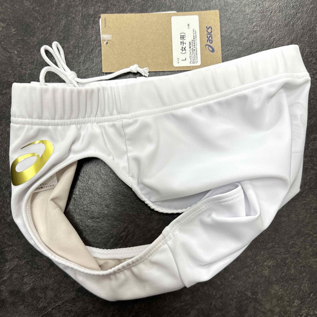 asics - アシックス 女子陸上レーシングショーツ ホワイト単色 L asics - アシックス 女子陸上レーシングショーツ ホワイト単色 L