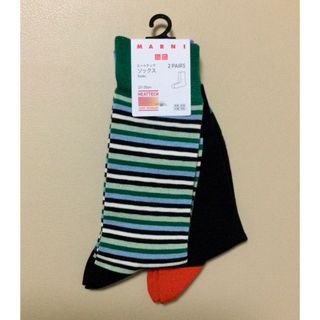 ユニクロ(UNIQLO)の【新品・未使用】ユニクロ マルニ ヒートテックソックス 23-25cm 2足組③(ソックス)