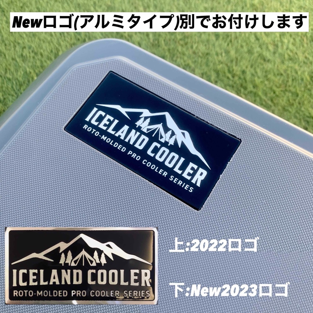 黒白　New ICELANDCOOLER アイスランドクーラーボックス 60QT