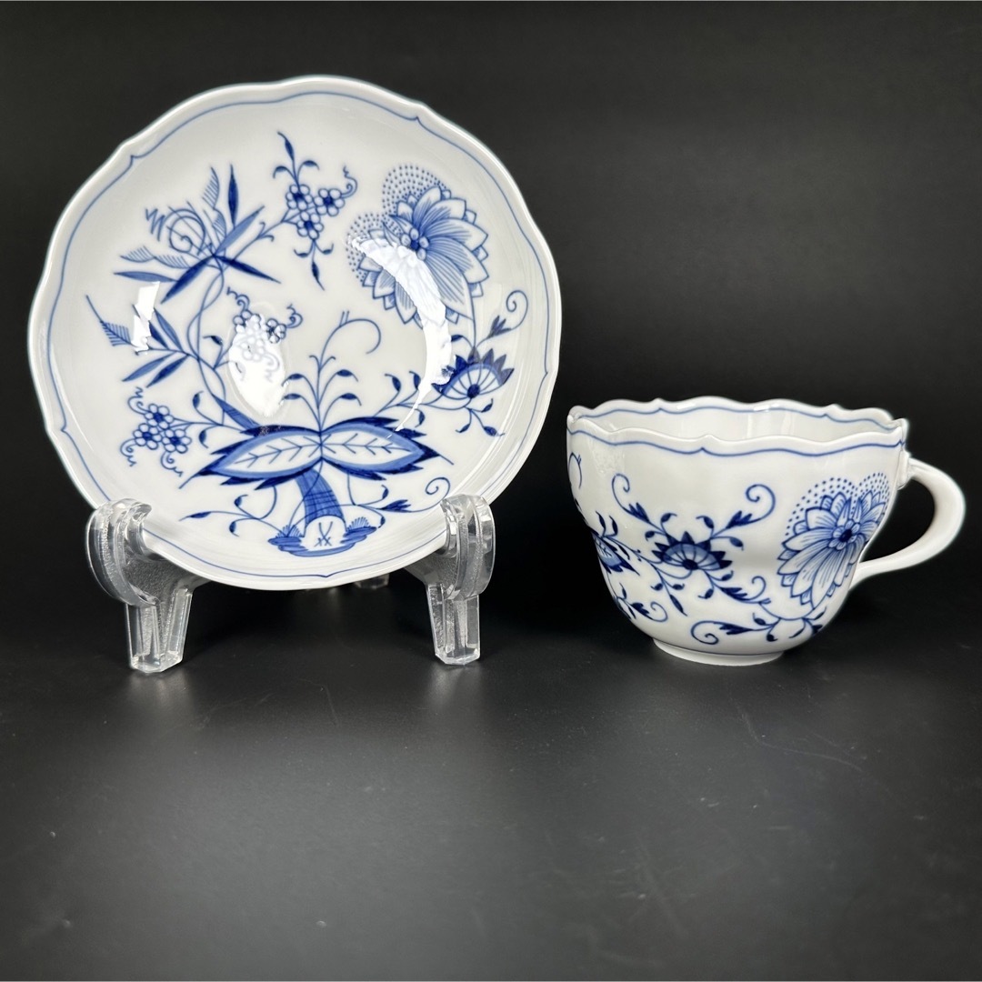 MEISSEN - 新品 マイセン ブルーオニオンのコーヒーカップ&ソーサー 1