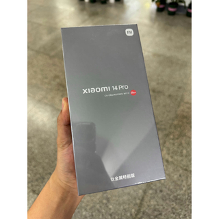 シャオミ(Xiaomi)のxiaomi 14 pro チタングレー　BLU EUROM対応(スマートフォン本体)