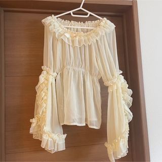 【新品・タグ付き】Angelic pretty シフォンフリルブラウス