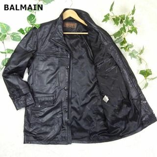 革ジャン BALMAIN バルマン レザー ジャケット  羊革