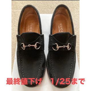 Gucci - gucci 4 1/2 B ホースビットスエードローファーの通販 by ...