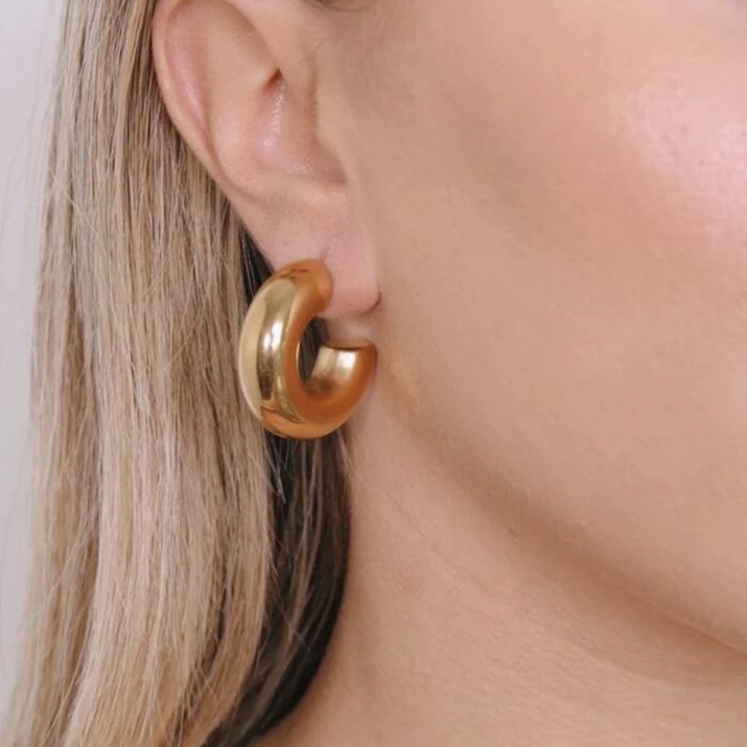 L'Appartement DEUXIEME CLASSE(アパルトモンドゥーズィエムクラス)の【Big hoop pierce】#821 18k SALE‼️ レディースのアクセサリー(ピアス)の商品写真