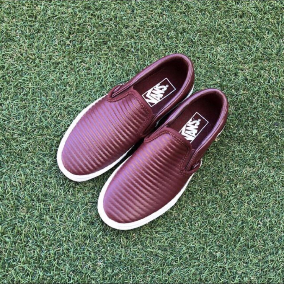 VANS(ヴァンズ)の美品22.5 US企画！VANS SLIP-ON ヴァンズ スリッポン F208 レディースの靴/シューズ(スニーカー)の商品写真