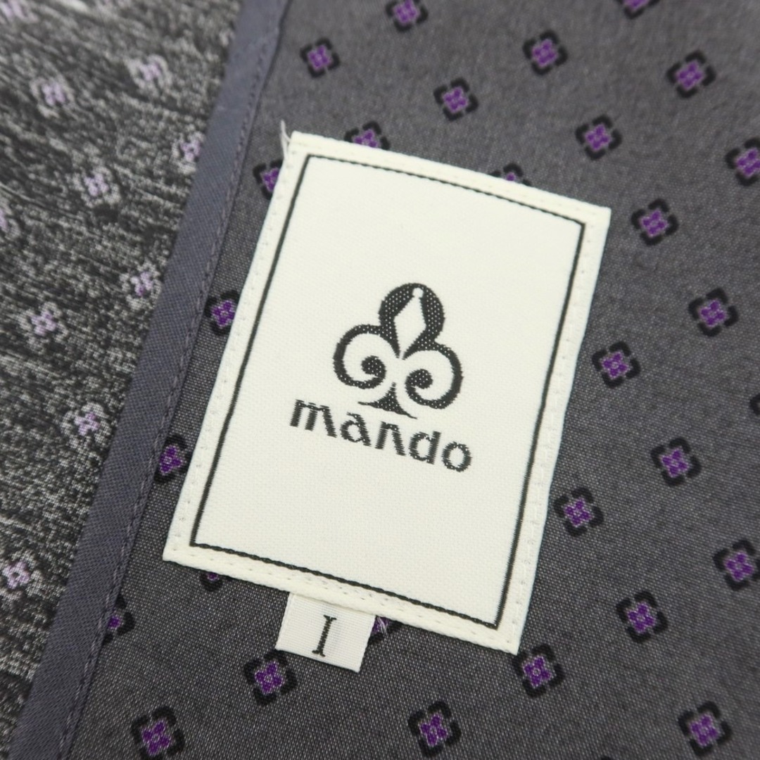 MANDO(マンドゥ)の【中古】マンド Mando レーヨンキュプラ シャツジャケット グレー【サイズ1】【メンズ】 メンズのトップス(シャツ)の商品写真