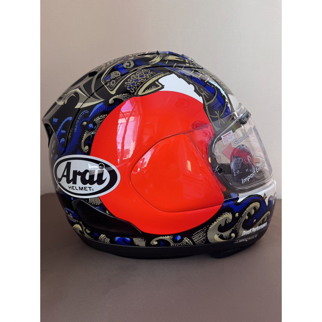 Arai RX-7V Evo Samurai Helmet 自動車/バイクのバイク(ヘルメット/シールド)の商品写真