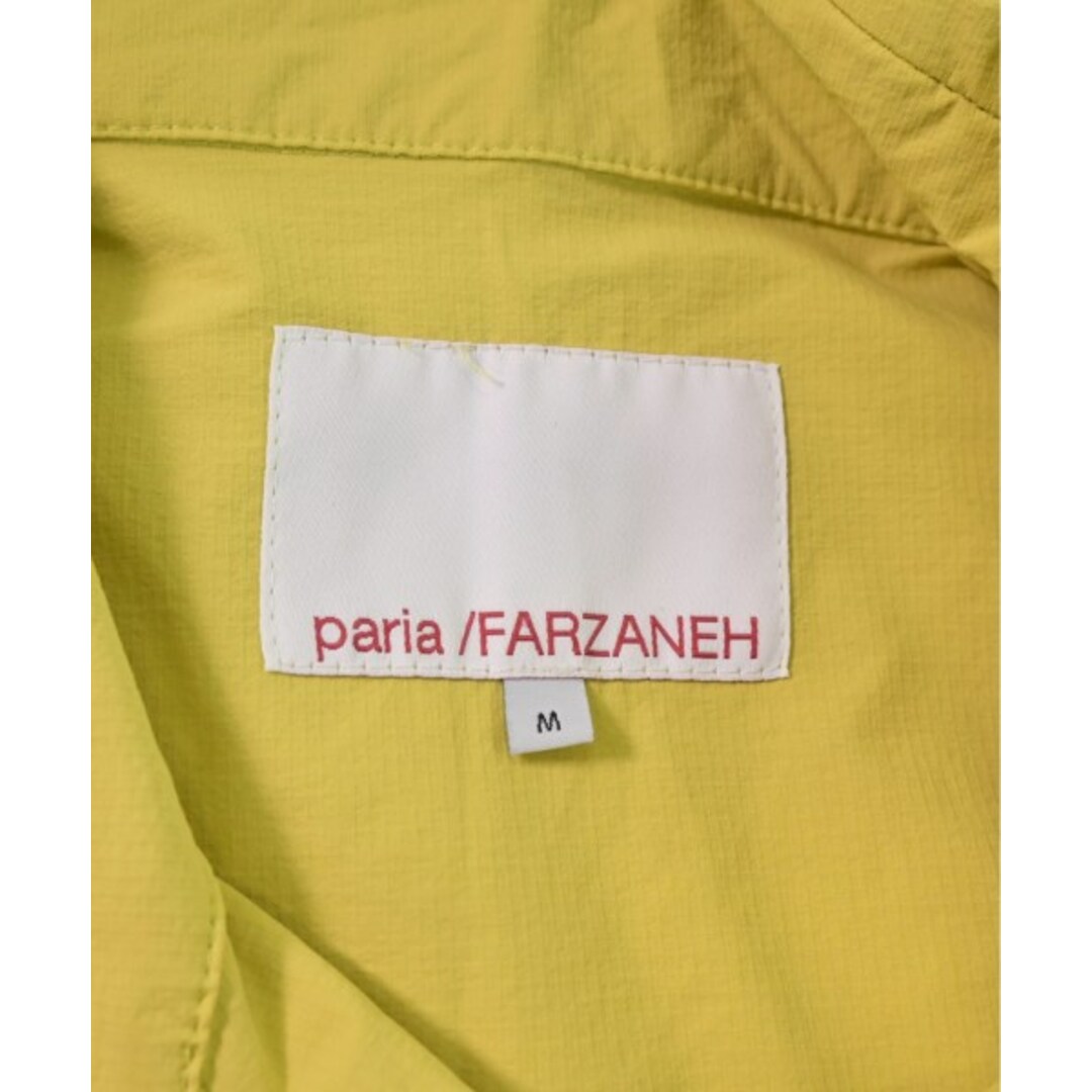PARIA/FARZANEH パリアファルザネ カジュアルシャツ M 黄