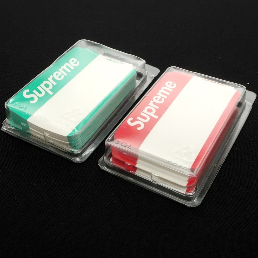 新品 Supreme Name Badge Stickers 3ケース SET