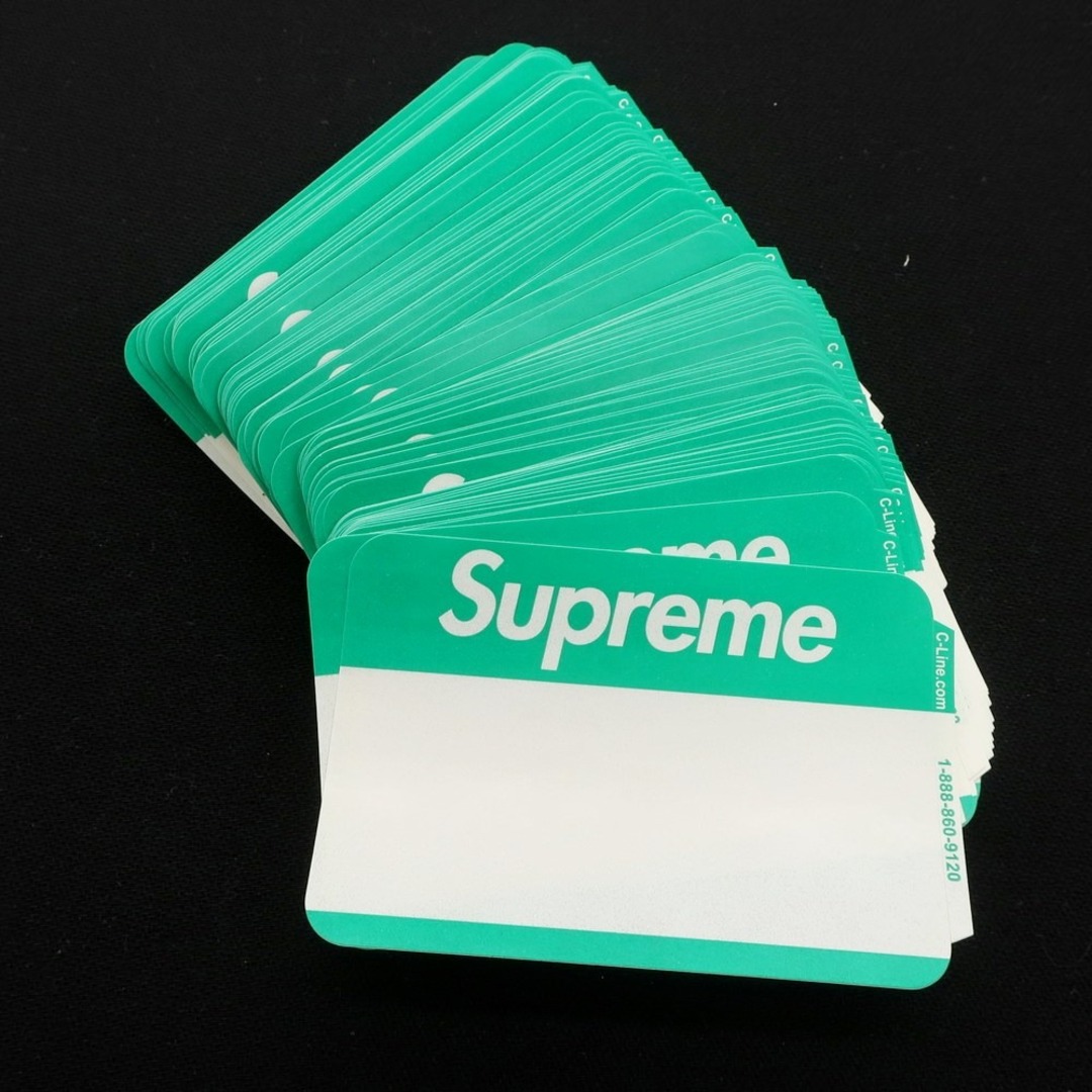 新品 Supreme Name Badge Stickers 3ケース SET