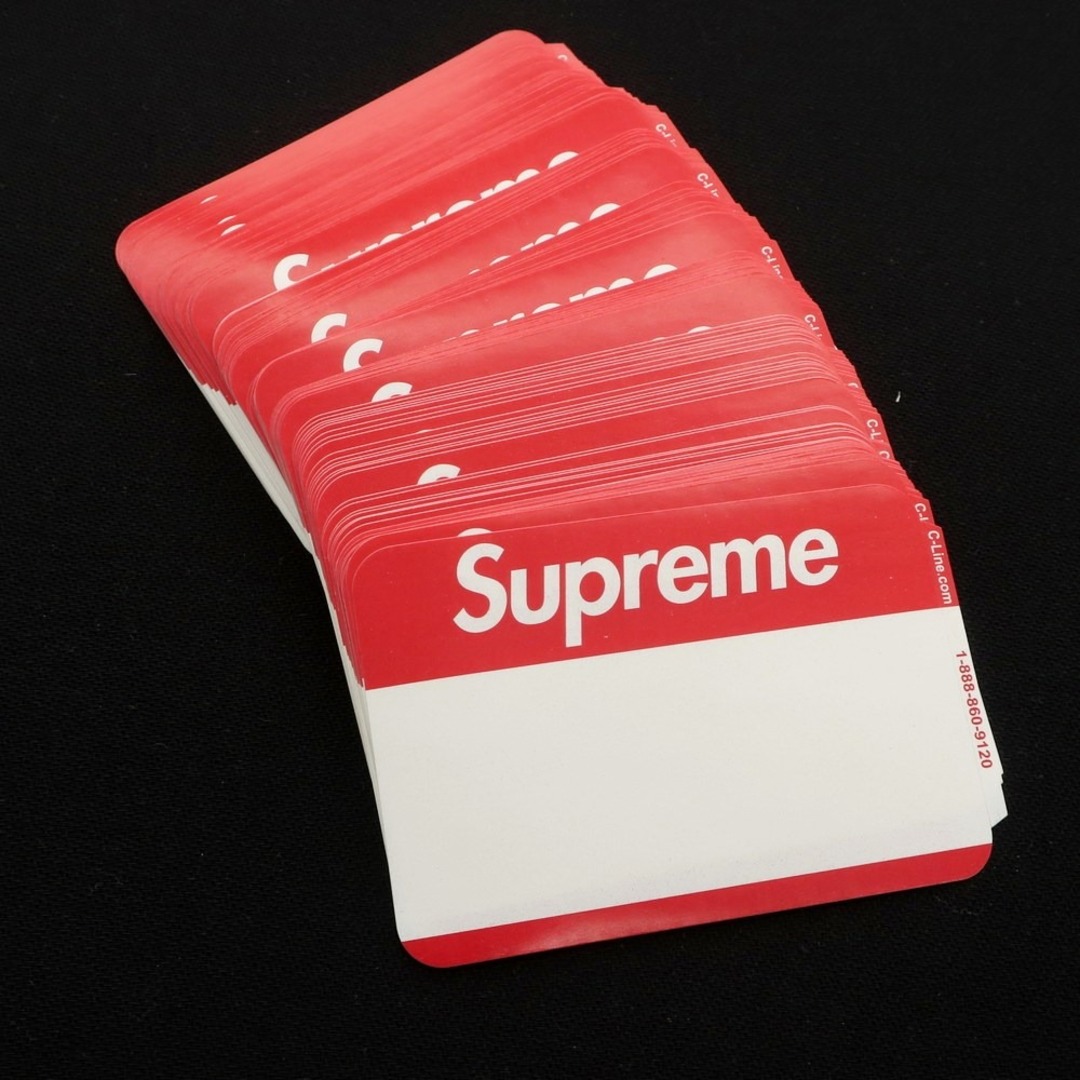 新品 Supreme Name Badge Stickers 3ケース SET