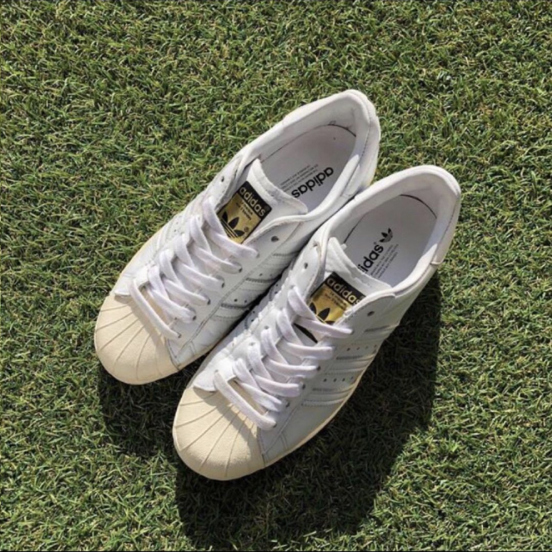 美品23adidas SS80s VIN DLXアディダススーパースターC438