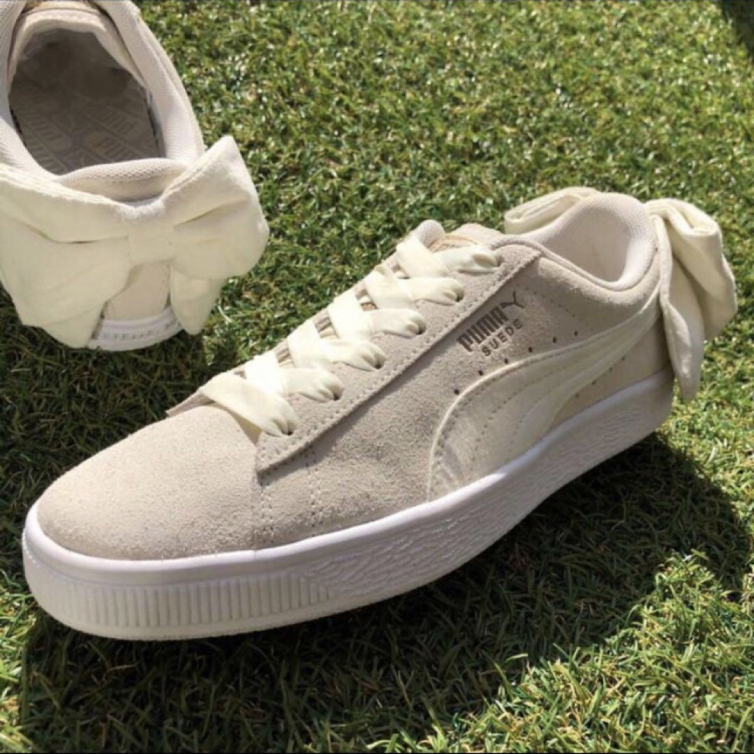 美品23 PUMA SUEDE BOW スエード ボウ C435